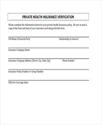 Associations should also verify that the association is the named. Free 23 Insurance Verification Forms In Pdf
