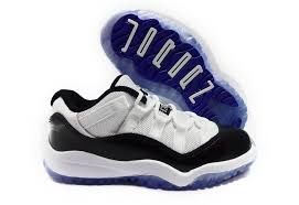 Nike Jordan 11 Retro Low White Black Concord Preschool Kids Sneaker Size 13 Nike Jordan 11 Jordan 11 Sneakers