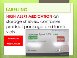 Are drugs that bear a heightened risk of causing significant patient harm when used in error. High Alert Medication