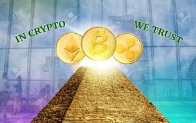 Hardware securing of digital wallets. Cryptocurrency Secured Chain In God We Trust Concept Stock Photo Picture And Royalty Free Image Image 82826509