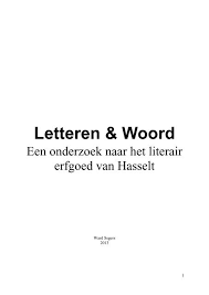 The latest music videos, short movies, tv shows, funny and extreme videos. Hasselts Literair Erfgoed Provincie Limburg