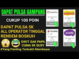 Gunakan aplikasi tersebut paling tidak satu menit, maka kamu akan mendapatkan saldo yang bisa. Cukup 100 Poin Dapat Pulsa 5 000 Ribu Aplikasi Penghasil Pulsa Gratis Tercepat 2019 Youtube