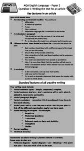 Instructions to candidates do not open this question paper until you are told to do so. How To Write An Article Checklist And Three Mock Exam Questions Aqa English Language Paper 2 Teaching Resources