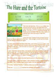 The hare and the tortoise is a very popular short story (moral story) narrated to many a child. English Exercises The Hare And The Tortoise
