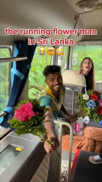 if he wanted to he would ladies 💅 📍 Sri Lanka 🇱🇰 #srilanka #flowerman # flowers #visitsrilanka🇱🇰 #srilankatravel #fblifestyle #wow #travel #vlog  | Two Soles Abroad