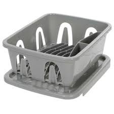 Sloped drainer tray keeps counters dry. Gray Rv Dish Drainer Camping World