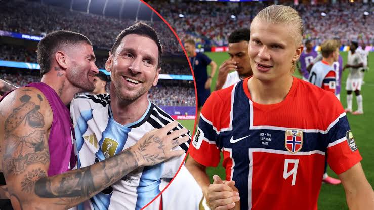 Festejo viral e inesperado de Erling Haaland por paso de Messi a  semifinales del Mundial 2026 - Semana