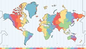 Time Zone Map Time Zone Map Time Zones World Time Zones