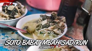 Download resep masakan jawa tengah apk 0.1.3 for android. Soto Babat Mbah Sadirun Sejak 1972 Ngawi Youtube