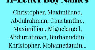 11 Letter Boy Names Boy Names Baby Boy Names Rare Boys Names Rare