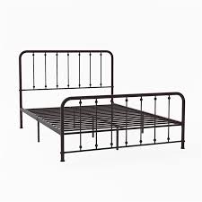 By zinus (17) lucy white metal full size bed frame. Lexicon Larkspur Full Metal Platform Bed In Dark Bronze 1638f 1