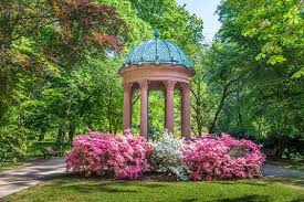 Auguste Viktoria Brunnen Im Kurpark Von Bad Homburg Poster Christian Muringer Druck Auf Holz Homburg Und Keilrahmen