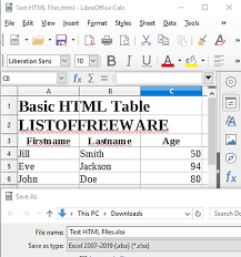 4 Best Free Html To Excel Converter Software For Windows