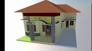 Modern house (7,05 x 10 + leter l) 3 k. Model Rumah Sederhana L Wild Country Fine Arts