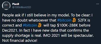 Will btc beat the analysts expectations and climb higher than $100,000? S2f Model Creator Reiterates 100k Bitcoin For December 2021 Crypto Economy