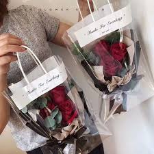 Cheap Gift Bags Wrapping Supplies Buy Directly From China Suppliers Rose Flower Tote Bag Transparent Flowe In 2020 Flower Box Gift Floral Gifts Flowers Bouquet Gift