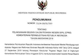 Seperti yang disampaikan sebelumnya bahwa salah satu kelulusan yang harus dicapai adalah tes wawasan kebangsaan yang soal ujiannya meliputi 4 pilar kebangsaan pancasila, uud 1945, bhinneka tunggal ika, dan nkri. Catat Ini Jadwal Dan Syarat Cpns 2019 Di Kementerian Perindustrian Halaman All Kompas Com