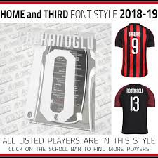 Great savings & free delivery / collection on many items. 2018 19 20 Ac Milan Home And Third Kits Admc Llc