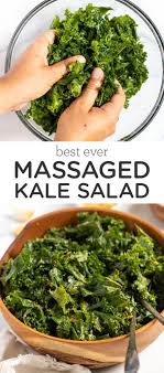 Best Ever Massaged Kale Salad Only 5 Ingredients Simply Quinoa Recipe In 2020 Massaged Kale Salad Kale Salad Yummy Salad Recipes