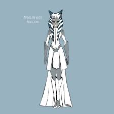 Ahsoka The White Concept Art By Darth Kimie Starwars Clones Clonewarssaved Ahsokatano Lego Jeditraining J Star Wars Art Concept Art Jedi Powers