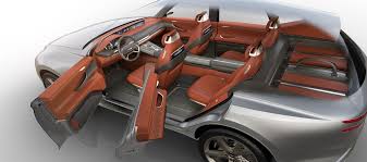 The gv80 interior has an excellent level of refinement, with genesis placing a high priority on design elegance. Genesis Gv80 Concept A Fuel Cell Suv In New York Auto Design