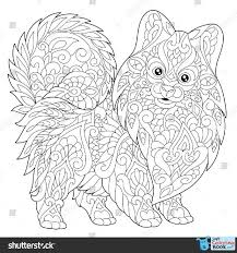 Coloring Page Of Pomeranian Dog Symbol Of 2018 Chinese New Year Within Free Download Pomeranian Color Dog Coloring Page Dog Coloring Book Animal Coloring Pages