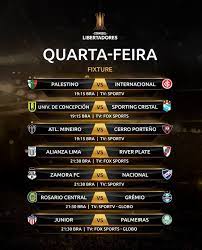 Encontre nesta página todos os resultados dos jogos de futebol de ontem. Hoje Tem Mais Sete Jogos Dao Conmebol Libertadores Facebook