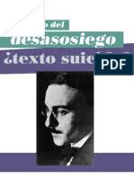 Traducción del portugués, organización, introducción y notas de. Pessoa Fernando Libro Del Desasosiego Fragmentos Alma Dolor