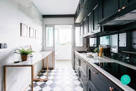 Pink Has Never Looked Cooler In This Bold Victorian Hdb Galley Kitchen Layout Kitchen Layout Kitchen Design