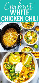 Crockpot White Chicken Chili The Girl On Bloor In 2020 Crockpot Recipes Slow Cooker Chicken Chili Crockpot Crockpot White Chicken Chili