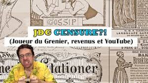 Jdg Censure Joueur Du Grenier Revenus Et Youtube Youtube