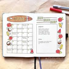 Pin On June Bullet Journal Ideas