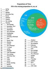 Hoja De Trabajo De Preposiciones De Tiempo Interactivo In 2020 Prepositions Time Worksheets Preposition Worksheets