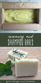This article will introduce you to shampoo bars and show you how you can make your own blends at home. Homemade Rosemary Mint Shampoo Bars Recipe Mint Shampoo Homemade Soap Recipes Rosemary Mint Shampoo