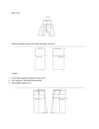 Untuk mengukur lingkar pinggang celana bisa dilakukan dengan beberapa cara. Doc Rok Yoke Indra Wati Academia Edu
