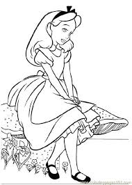 Cute Colouring Pages To Print At Home Disney Coloring Pages Alice In Wonderland Coloring Pages