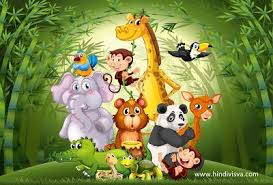 Hindi Kahaniya Animal Posters Jungle Animals Children S Book Illustration