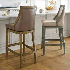 Julien bar & counter stool. Ellis Swivel Bar Counter Stool Mocha Marbled Flint Bonded Leather Mocha Bar Height Grandin Road Accuweather Shop