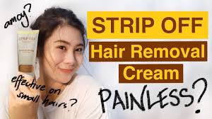 When it comes to listing all the pros and cons for hair removal creams, mentioning that they are a painless hair removal method is at the top of the list. Strip Off Hair Removal Cream Very Honest Review Pros And Cons Of Using Hair Removal Creams Youtube