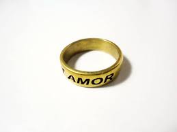 Amor Vincit Omnia Latin Quote Ring Love Conquers All Jewelry Quotes Latin Quotes Rings