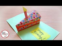 It is two stacked boxes or steps. Birthday Card Pop Up Pop Up Card Birthday Cake How To Make Pop Up Cards Maison Zizou Youtube Birthday Cards Diy Card Making Birthday 3d Birthday Card