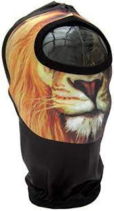 Warrior Lion Design Lycra Super Soft Stretch Shihan Cl Ski Face Mask Bike Bicycle Sports Football Balaclava Helmet Nin Bicycle Sport Bicycle Bike Ski Sport