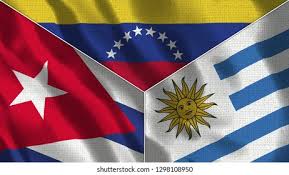 It can already be guessed that venezuela has minimal chances to reach one of the positions that enable placement in the world cup. Cuba Venezuela Uruguay Realistic Three Flags Stock Illustration 1298108950