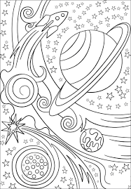 Dibujos Del Espacio Para Colorear