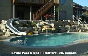 Swimming Pool Slide Rock Pool Slide Pool Slides G Force Slide By Swimming Pool Slides Pool Spa Pool