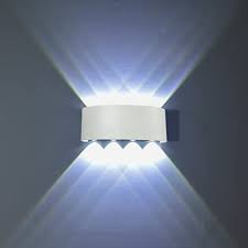 Sold and shipped by lamps plus. Flydeer Modern Wall Sconce Lights 8w Led Room Wall Lights Up Down Aluminium Wall Lighting Lamps For Living Room Bedroom Corridor White White Light Amazon Com
