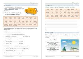 'on the corner' offers extra information, describing the position of the house. Preposition Resources 9 Of The Best Examples Activities And Worksheets For Ks2 English