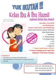 Contoh menu sehari untuk ibu hamil contoh 1 : Brosur Kelas Ibu Hamil