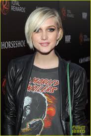 Ashlee Simpson S Hair Short Straight Hair Short Hairstyles Fine Short Blonde Hair