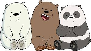 We Bare Bears Cubs Babies Ilustrasi Karakter Boneka Hewan Gambar Hewan Lucu